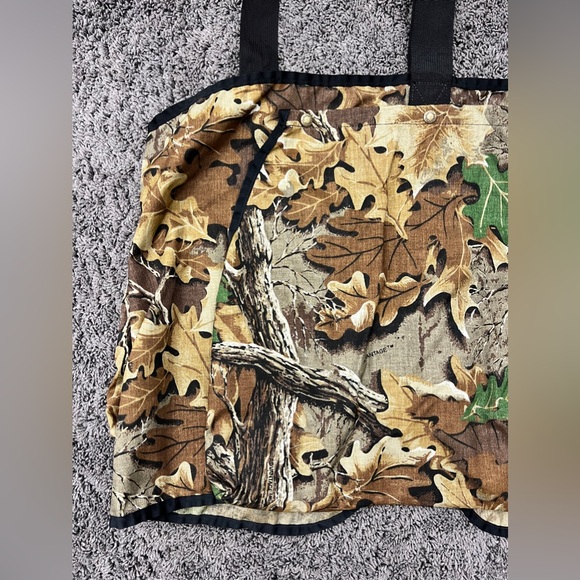 VTG Cabela's Duck Camo Hunting Vest USA Cargo Pockets Detachable Game Pouch XXL - Picture 9 of 9